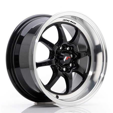 LLANTA JAPAN RACING TFII 15''X7,5 ET 30 4X114,3 4X100 CB 73,1 NEGRO