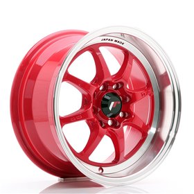 LLANTA JAPAN RACING TFII 15''X7,5 ET 30 4X100 4X114,3 CB 73,1 ROJO