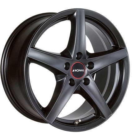 LLANTA RONAL R41 6.5X15 ET45 114.3X5 82 NEGRO MATE