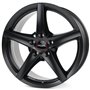 LLANTA RONAL R41 7.0X16 ET45 120X5 72.5 NEGRO MATE