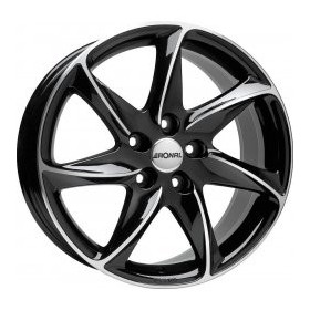 LLANTA RONAL R51 7.0X16 ET45 120X5 72.5 NEGRO