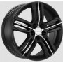 LLANTA RONAL R57 7.5X18 ET44 4x100 68 NEGRO MATE