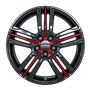 LLANTA RONAL R57 MCR 7.5X18 ET35 120X5 82 NEGRO-ROJO