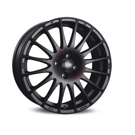 LLANTA OZ SUPERTURISMO GT 7x17 ET35 4x100 MATT BLACK RED LETTERING KBA NAD