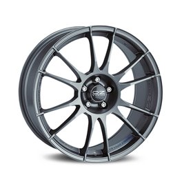 LLANTA OZ ULTRALEGGERA 7x17 ET37 4x100 GRAPHITO MATE PLATEADO KBA NAD
