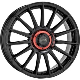 LLANTA SUPERTUR EVOLUZIONE 8,5x19 5x112 ET 30 NEGRO BRILLANTE + RED LETTERING