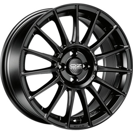 LLANTA OZ RACING SUPERTURISMO LM 8X18 ET45 5X108 NEGRO MATE SILVER LETTERING