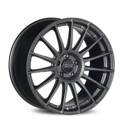 LLANTA OZ SUPERTURISMO LM 7,5x17 ET45 5x114,30 MATT GRAPHITE SILVER LETTERING KBA NAD