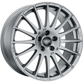 LLANTA OZ RACING SUPERTURISMO GT 7X16 ET37 4X100 GRIS BLACK LETTERING