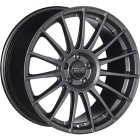 LLANTA OZ RACING SUPERTURISMO LM 10,5X21 ET28 5X112 GRIS MATE SILVER LETTERING