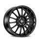 LLANTA OZ SUPERTURISMO LM 9x21 ET37 5x112 MATT BLACK SILVER LETTERING KBA NAD