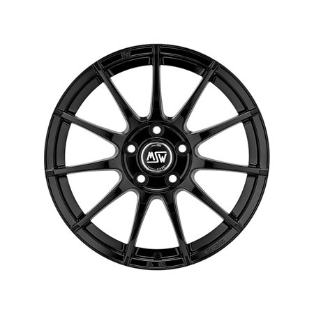 LLANTA MSW 85 7x17 4x98 ET 35 NEGRO BRILLANTE