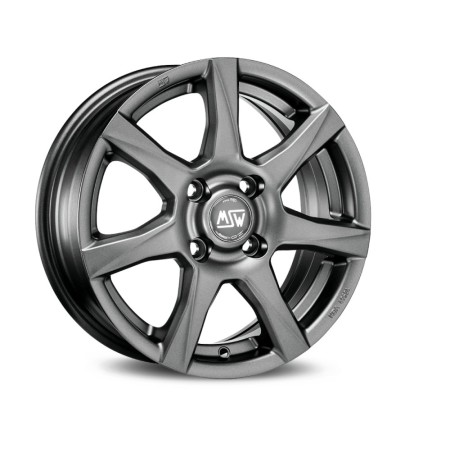 LLANTA MSW MSW 77 6x15 ET38 5x100 GRIS MATE OSCURO KBA ECE
