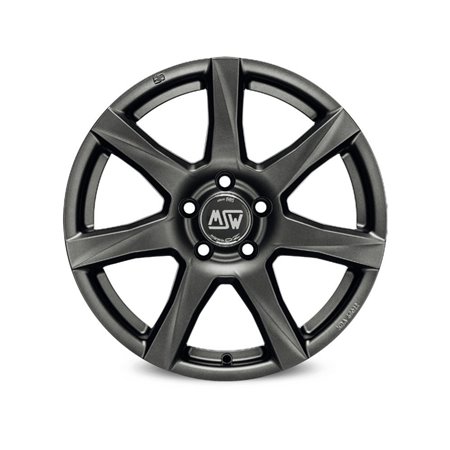 LLANTA MSW 77 6x15 5x100 ET 45 GRIS OSCURO MATE