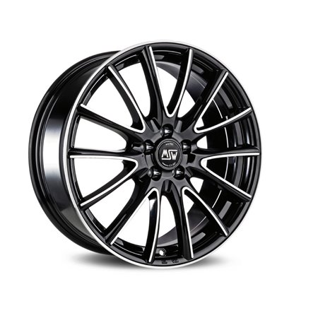LLANTA MSW MSW 86 7.5x17 ET36 5x110 BLACK FULL POLISHED (GBFP) KBA NAD