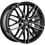 LLANTA OZ RACING MSW 72 8X18 ET50 5X112 NEGRO BRILLANTE FULL POLISHED