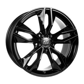 LLANTA MSW 71 8x19 5x110 ET 34 NEGRO BRILLANTE