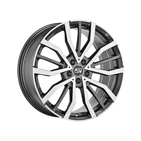 LLANTA MSW MSW 49 8.5x20 ET45 5x114.30 PLATA METAL BRILLANTE PULIDO
