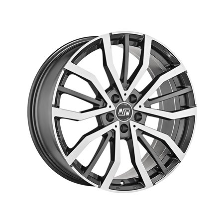 LLANTA MSW MSW 49 8.5x20 ET45 5x114.30 PLATA METAL BRILLANTE PULIDO