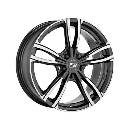 LLANTA MSW MSW 73 7.5x17 ET35 5x112 GRIS OSCURO BRILLANTE PULIDO