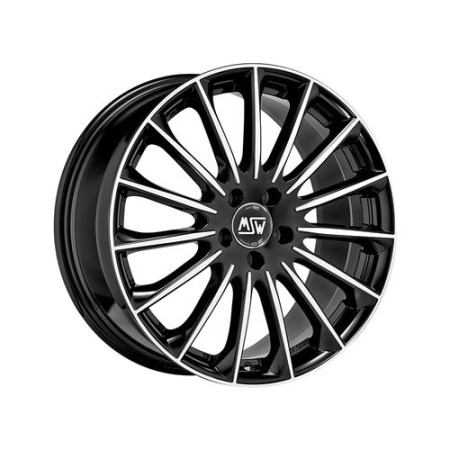 LLANTA OZ RACING MSW 30 7,5X19 ET45 5X114,3 NEGRO BRILLANTE FULL POLISHED