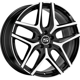 LLANTA OZ RACING MSW 40 10X20 ET40 5X120 NEGRO BRILLANTE FULL POLISHED