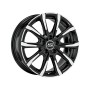 LLANTA MSW 79 6,5x16 5x100 ET 45 NEGRO BRILLANTE PULIDO