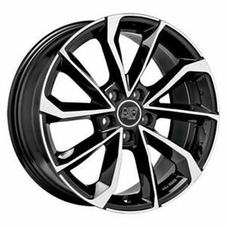 LLANTA MSW 41 9x20 5x112 ET 35 NEGRO BRILLANTE PULIDO