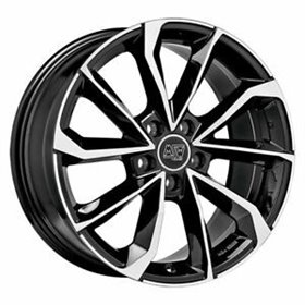 LLANTA MSW 41 9x20 5x114,30 ET 40 NEGRO BRILLANTE PULIDO