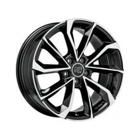 LLANTA MSW 42 8x18 5x108 ET 42 NEGRO BRILLANTE PULIDO