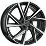 LLANTA OZ RACING MSW 80-5 8X18 ET26 5X112 NEGRO BRILLANTE FULL POLISHED