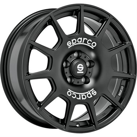 LLANTA OZ RACING SPARCO TERRA 7X16 ET37 4X100 NEGRO MATE WHITE LETTERING