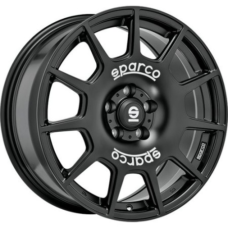 LLANTA OZ RACING SPARCO TERRA 7X16 ET45 5X114,3 NEGRO MATE WHITE LETTERING