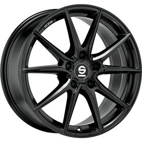 LLANTA SPARCO DRS 8x18 5x114,30 ET 40 NEGRO BRILLANTE