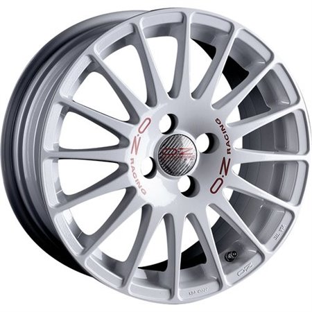 LLANTA OZ RACING SUPERTURISMO WRC 7X17 ET25 4X108 BLANCO RED LETTERING