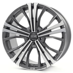 LLANTA OZ SUPERTURISMO GT 6x14 ET15 4x108 MATT BLACK RED LETTERING KBA NAD