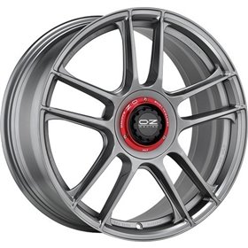 LLANTA OZ RACING SUPERTURISMO GT 7,5X17 ET41 5X108 GRIS BLACK LETTERING