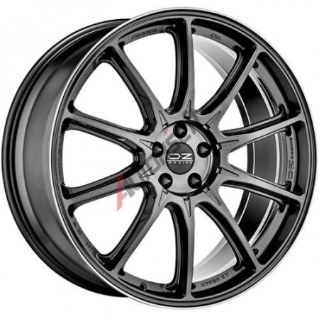 LLANTA OZ RACING SUPERTURISMO GT 8X19 ET38 5X108 GRIS BLACK LETTERING