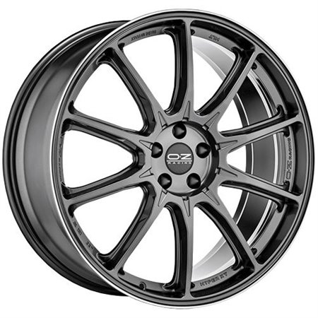 LLANTA OZ ULTRALEGGERA 8x18 ET40 5x120 CHRYSTAL TITANIUM KBA NAD