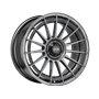 LLANTA OZ SUPERTURISMO LM 8x18 ET35 5x112 MATT GRAPHITE SILVER LETTERING KBA NAD