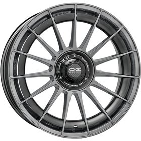 LLANTA OZ SUPERTURISMO DAKAR 10x20 ET19 5x112 MATT BLACK SILVER LETTERING KBA