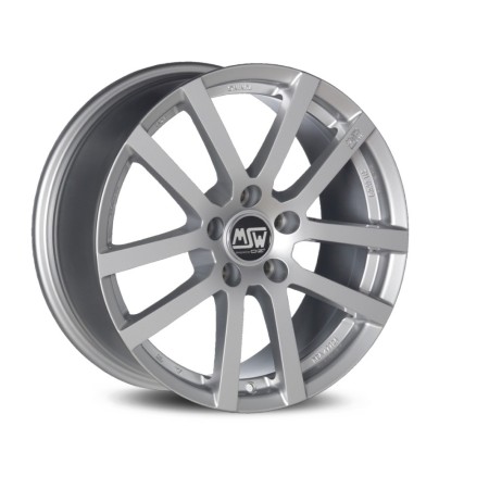 LLANTA OZ SUPERTURISMO LM 7x17 ET37 4x100 MATT RACE SILVER BLACK LETTERING KBA NAD