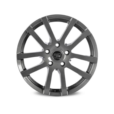 LLANTA OZ SUPERTURISMO LM 7,5x17 ET45 5x114,30 MATT RACE SILVER BLACK LETTERING KBA NAD
