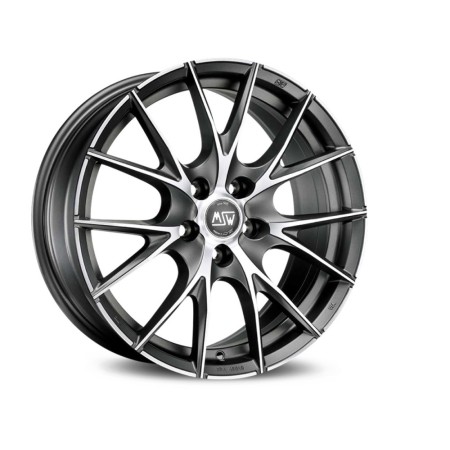 LLANTA OZ SUPERTURISMO GT 7x16 ET43 4x108 GRIGIO CORSA BLACK LETTERING KBA NAD