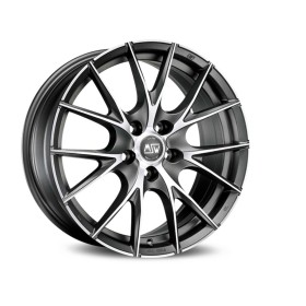 LLANTA OZ RACING SUPERTURISMO GT 7X16 ET45 5X114,3 GRIS BLACK LETTERING