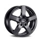 LLANTA OZ SUPERTURISMO DAKAR 9,5x21 ET47 5x120 MATT BLACK SILVER LETTERING