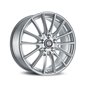 LLANTA OZ SUPERTURISMO LM 7,5x17 ET35 4x100 MATT BLACK SILVER LETTERING KBA NAD