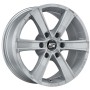 LLANTA OZ SUPERTURISMO LM 7,5x17 ET42 4x100 MATT GRAPHITE SILVER LETTERING KBA NAD