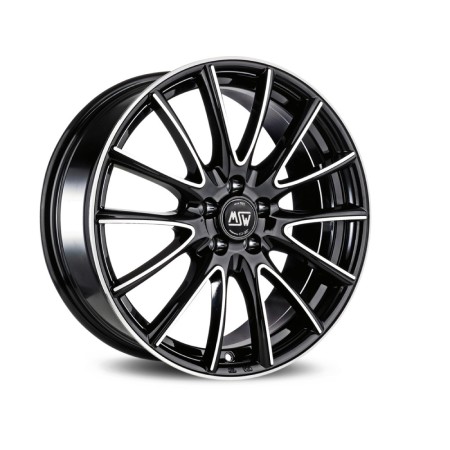 LLANTA OZ SUPERTURISMO LM 7,5x17 ET40 4x108 MATT GRAPHITE SILVER LETTERING KBA NAD