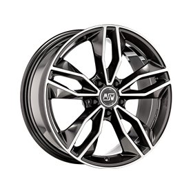 LLANTA MSW 71 7,5x17 5x112 ET 35 GRIS BRILLANTE PULIDO